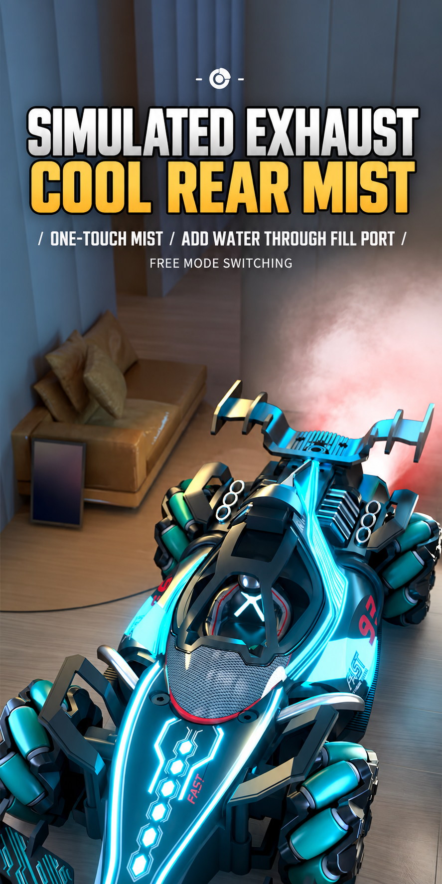Mist Drifting Formula Racing Car
