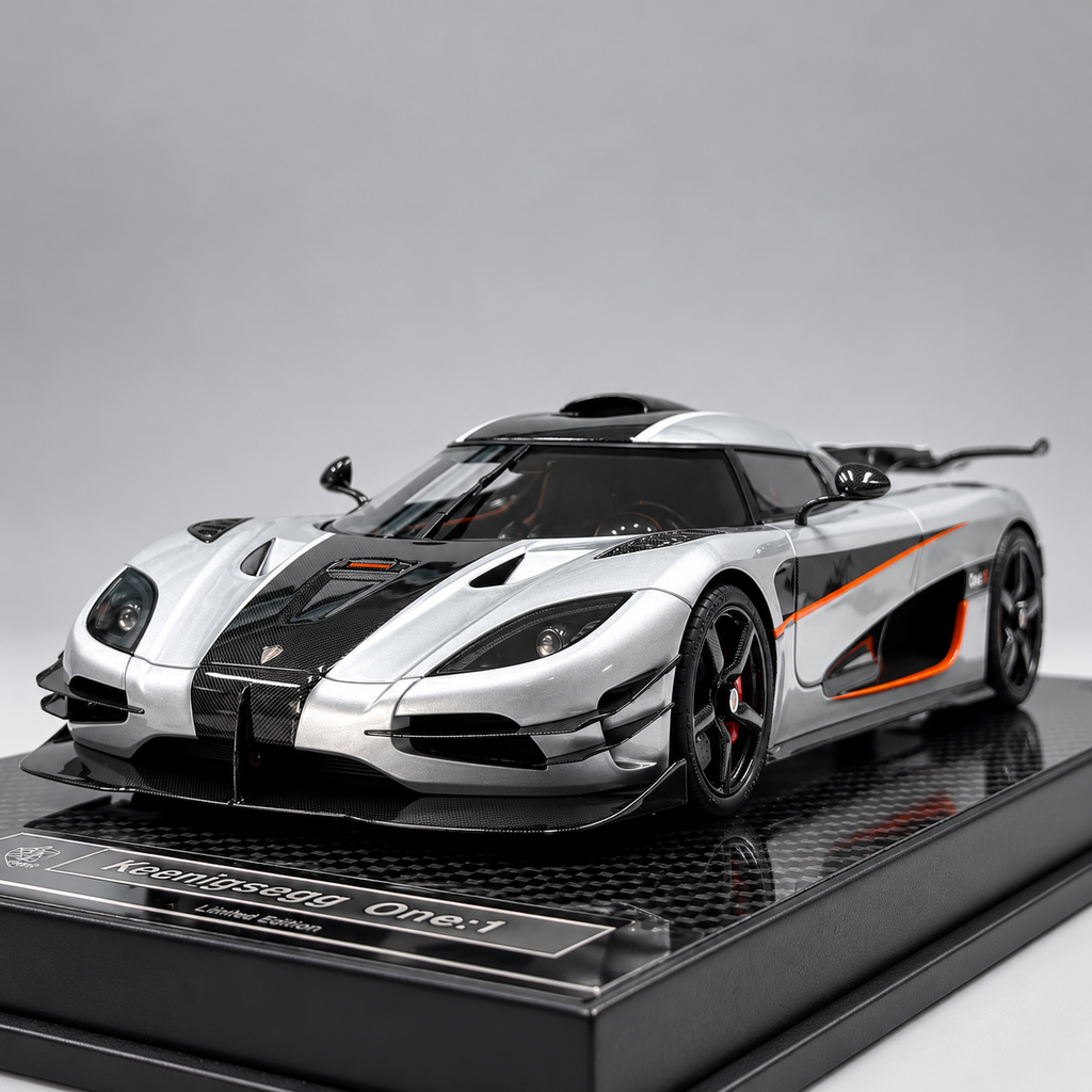 BBA Model 1/18 Koenigsegg One:1 Silver