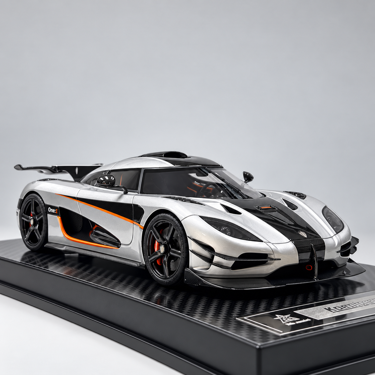 BBA Model 1/18 Koenigsegg One:1 Silver